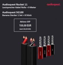 Audioquest Rocket 11 (9 Meter Rolle + 8 Stück Bananas)