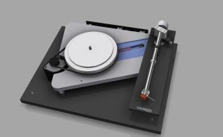 THORENS TD 1601 mit Thorens TAS 1600 Aussteller