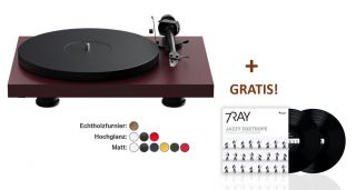 Pro-Ject Debut EVO 2 mit Pick it MM EVO Tonabnehmer + Doppel Vinyl 2x180 g im Set GRATIS