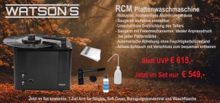 Watsons RCM Plattenwaschmaschine Bundle