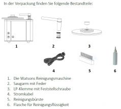 Watson's RCM Plattenwaschmaschine Bundle